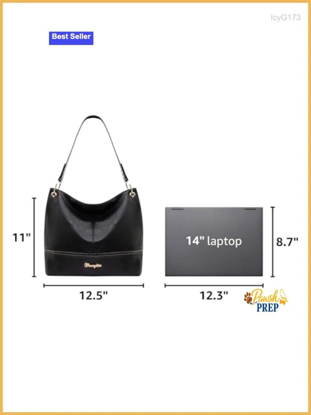 Women's Vegan Leather Hobo Handbag Top Handle Shoulder Purse